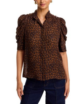 Frame The Gillian Silk Top | Bloomingdale's (US)