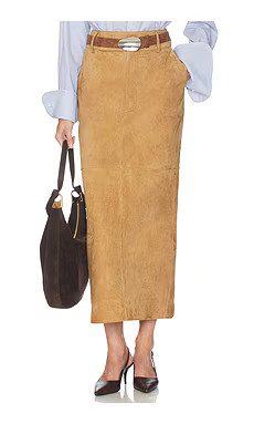 Suede Column Skirt
                    
                    Helsa | Revolve Clothing (Global)