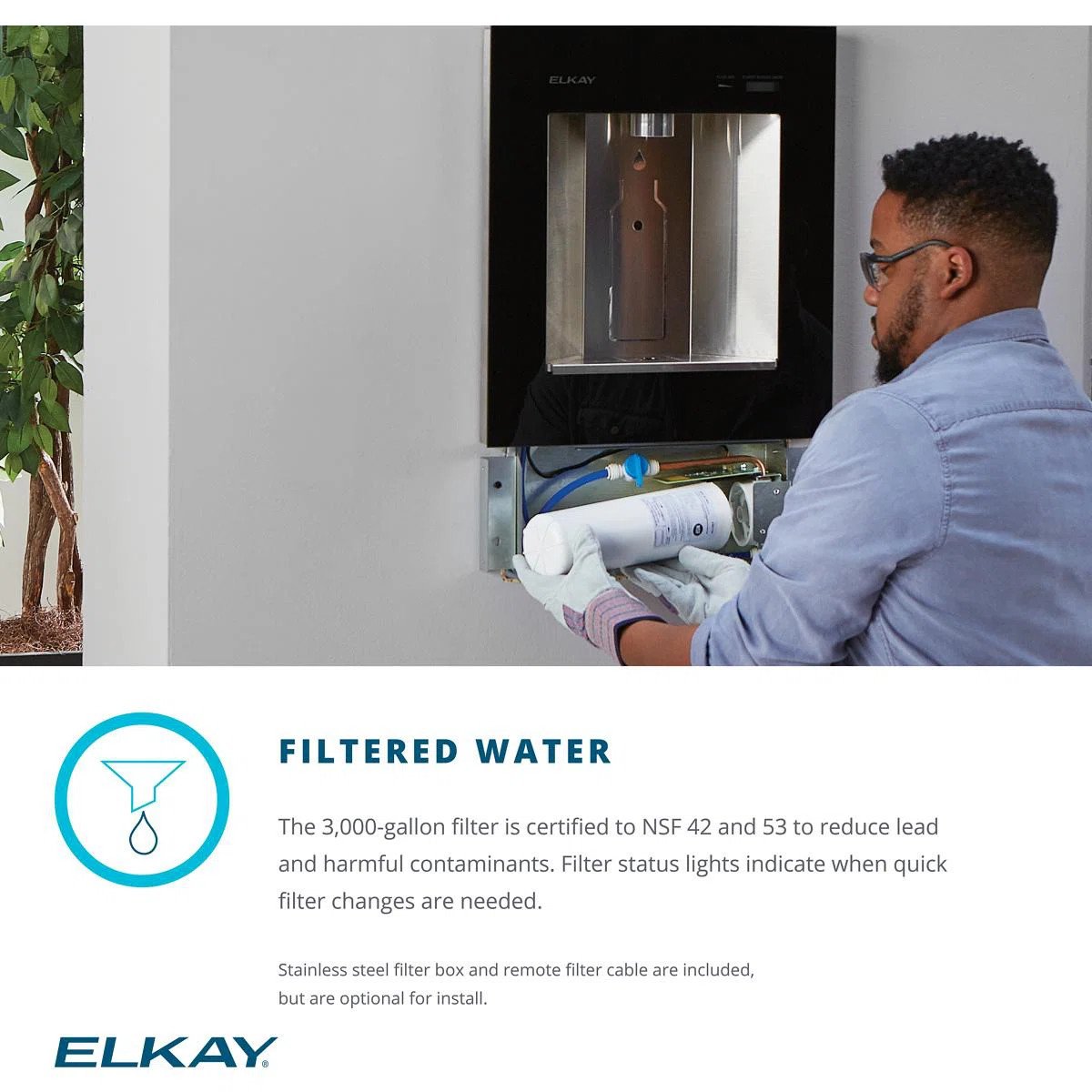Liv Pro In-Wall Commercial Filtered Water Dispenser Non-refrigerated Aspen White | Wayfair North America