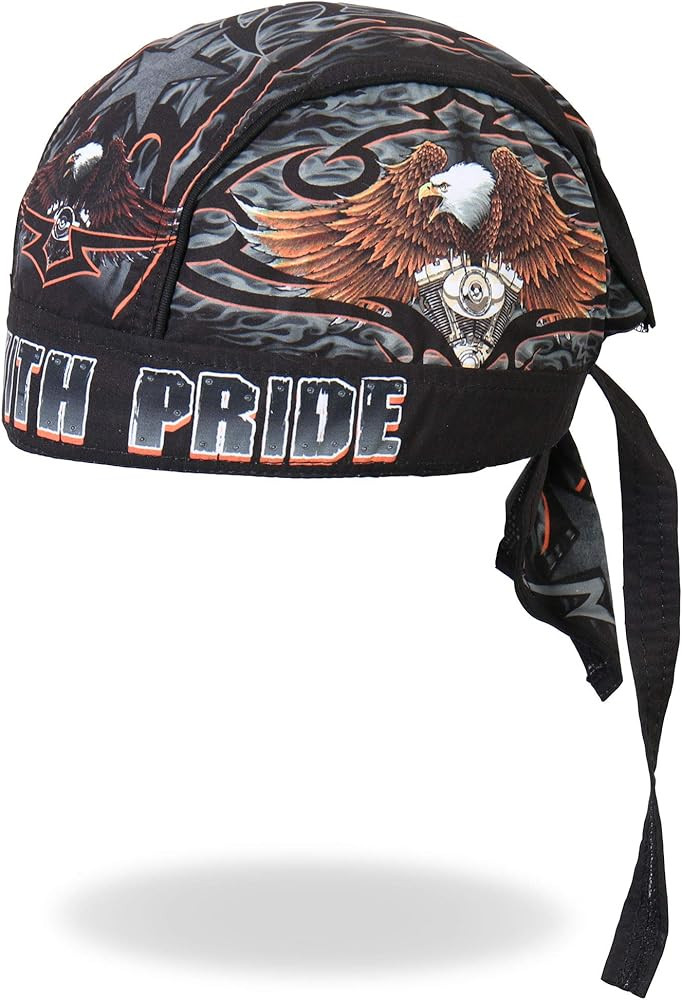 Hot Leathers HWH1016 Ride with Pride Headwrap - Adjustable | Amazon (US)