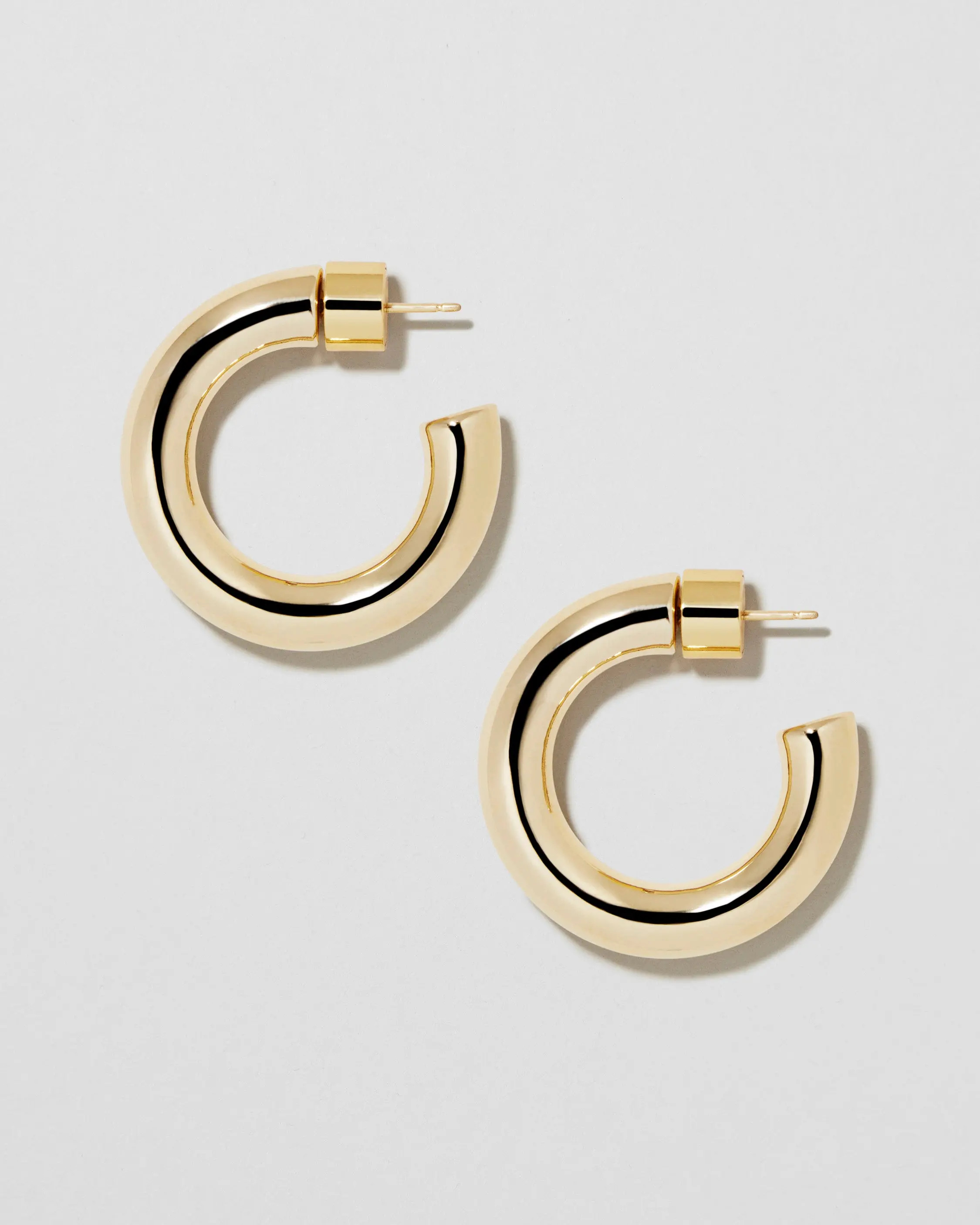 Samira Silver & Gold Huggie Earrings | Jennifer Fisher | Jennifer Fisher