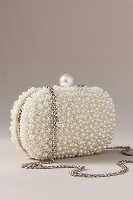 Olga Berg Valentina Pearl Clutch | Anthropologie (US)