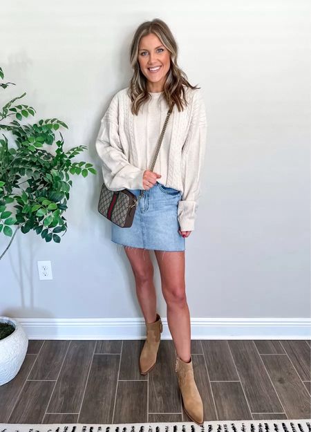 Casual Outfit Inspo



Spring  spring outfit  spring style  spring fashion  women's fashion  denim skirt boots  neutral top  casual outfit 

#LTKSeasonal #LTKstyletip