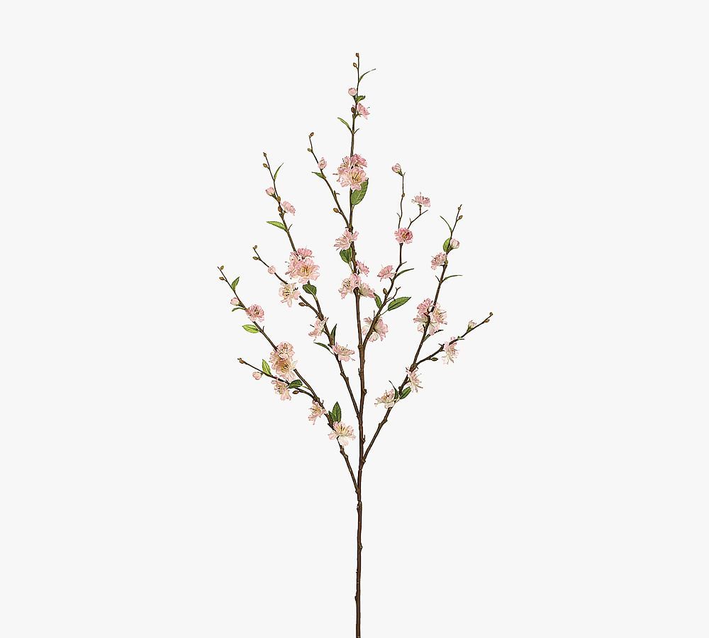 Faux Cherry Plum Branch - Set of 3 | Pottery Barn (US)