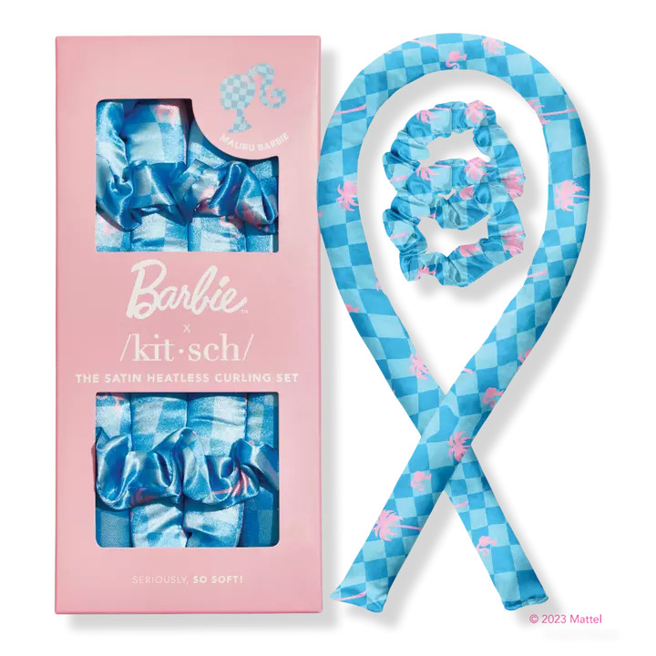 Malibu Barbie x Kitsch Satin Heatless Curling Set | Ulta