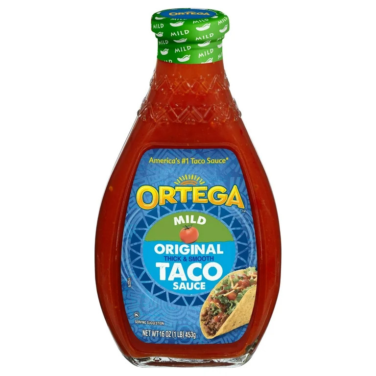 Ortega Original Thick and Smooth Mild Taco and Enchilada Chili Sauce, Kosher, 16 oz | Walmart (US)