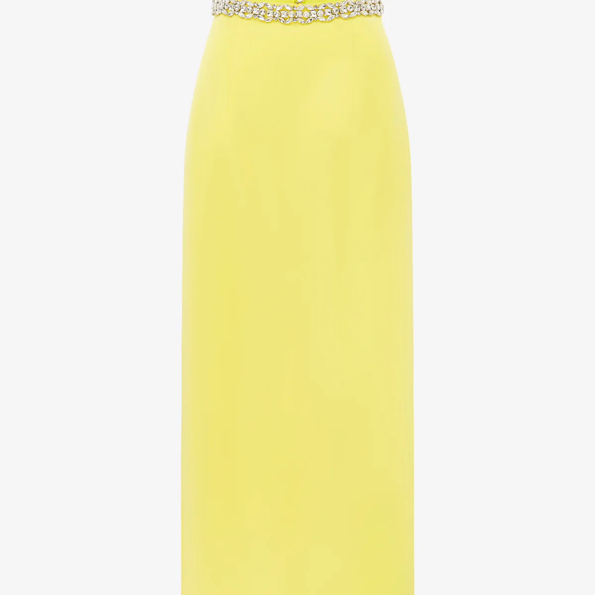 Kyra Embellished Maxi Skirt - Sunshine | LEO LIN US