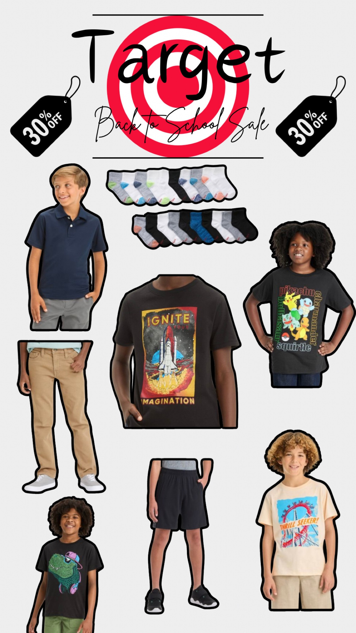 Target is having a 30% off clothes back to school sale! Don’t miss out on these deals 🎯

Back to school, target sale, target back to school sale, back to school sale, school clothes, school supplies 

#LTKxNSale #LTKKids #LTKBacktoSchool