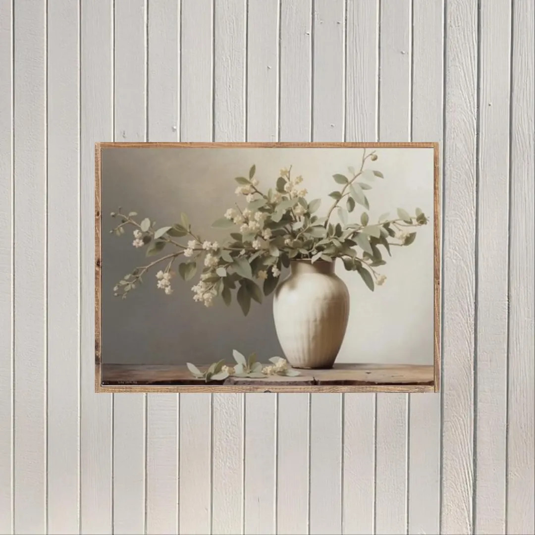 Botanical Embrace Canvas Printed Sign - Etsy | Etsy (US)