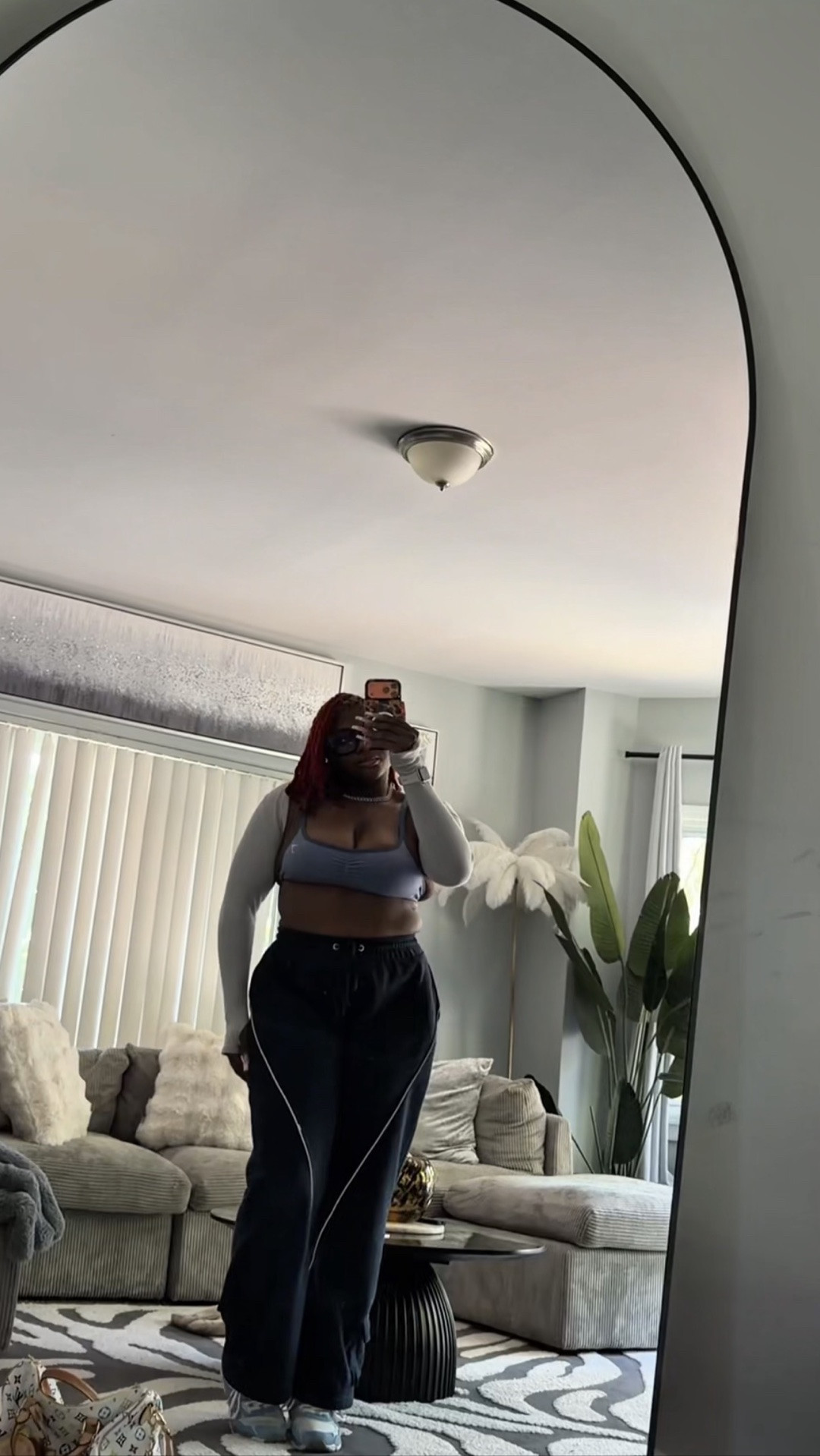 Sporty streetwear gym outfit 🖤

gym girls, this fit is for the days you want to look cute but still be comfortable 🖤

I linked my full gym OOTD pants + shrug,  Perfect for the gym, errands, or just giving sporty streetwear all day.

Everything is linked here for the girls ✨

#LTKfitnessgoals #LTKootd #LTKActive