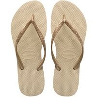 Slim Flip Flop Black Light Gold | Debenhams UK