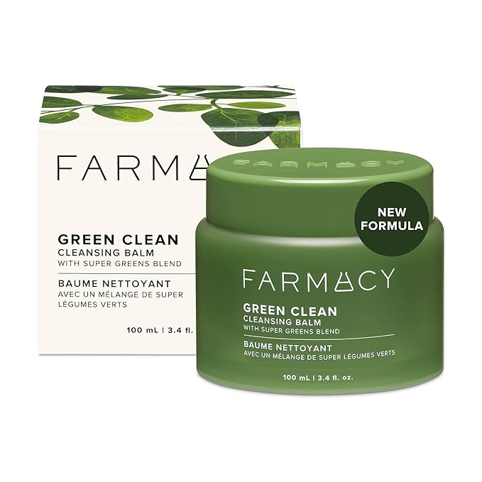 Farmacy Makeup Remover Cleansing Balm - Green Clean Waterproof Makeup Remover Balm + Oil Cleanser... | Amazon (US)