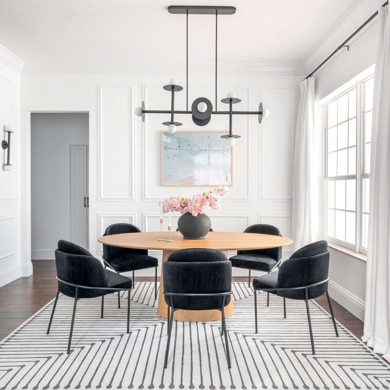 We updated the decor and furnishings in this Delray Beach home to an organic but modern, raw yet refined aesthetic with some of our favorite brands like Anthropologie, West Elm, Lulu & Georgia as well as Minted, Target, and Amazon.   #Dining Room 

#LTKfamily #LTKhome