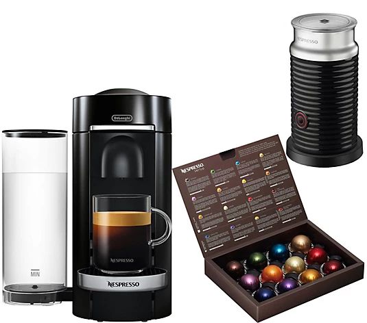 Nespresso Vertuo Plus Deluxe Machine w/ Frother by DeLonghi - QVC.com | QVC