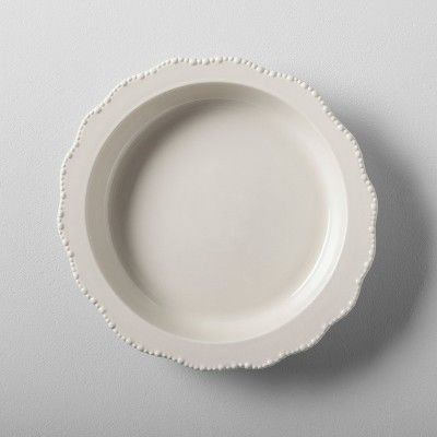 Stoneware Pie Pan - Cream - Hearth & Hand™ with Magnolia | Target