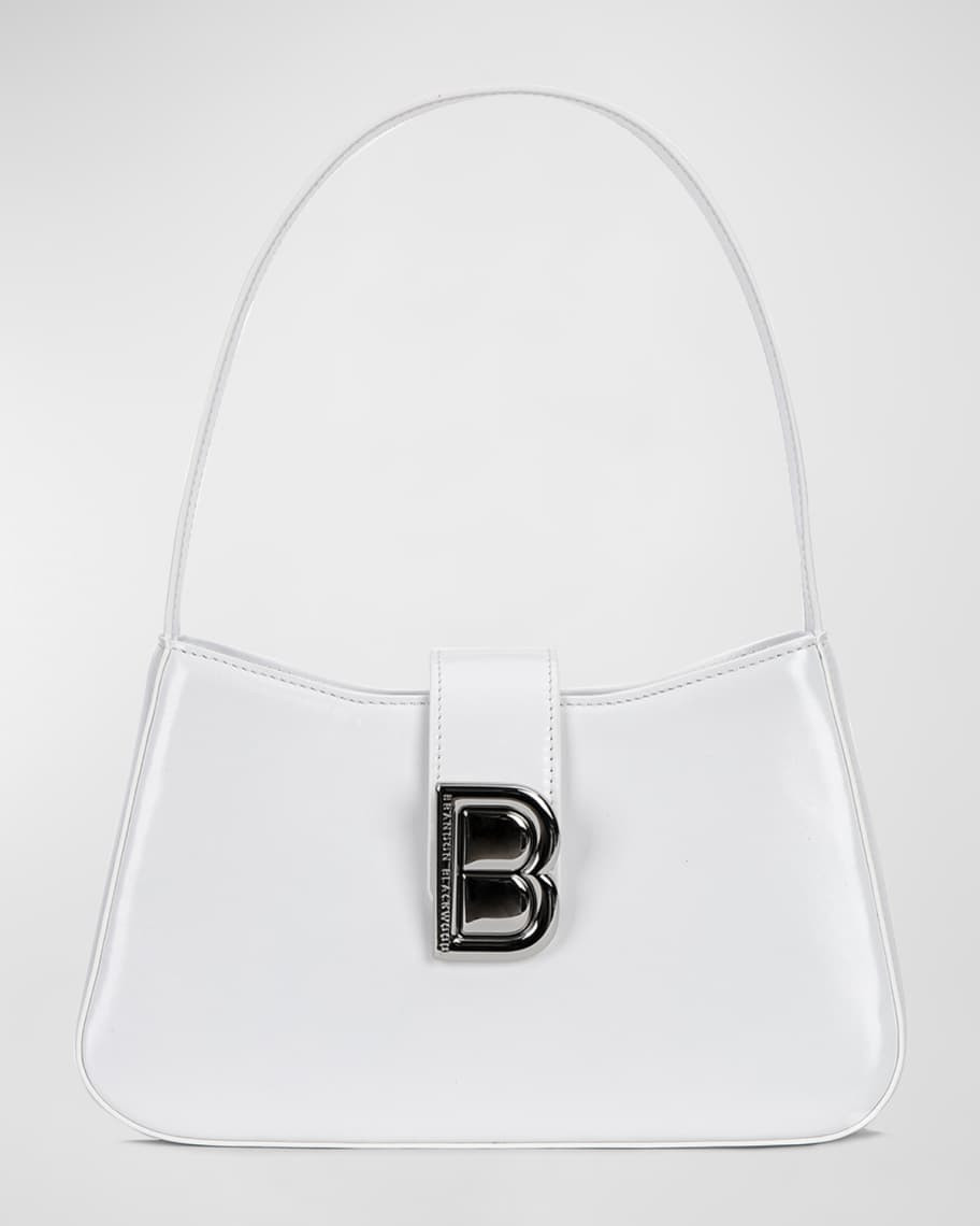 Brandon Blackwood Daphne Leather Shoulder Bag | Neiman Marcus