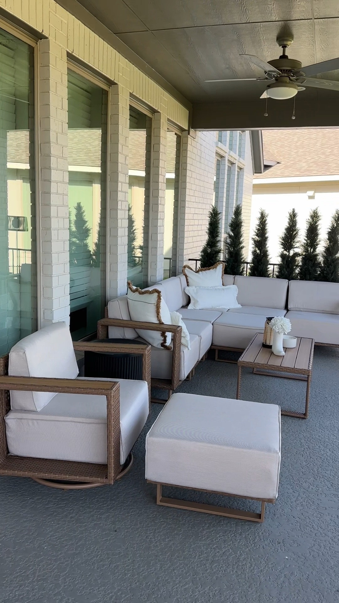 My favorite little outdoor escape 🤍✨

So many of the pieces that brought this space together are from Amazon + Home Depot. 

Outdoor patio • patio decor • outdoor furniture • backyard makeover • cozy patio • outdoor living • Amazon finds • Home Depot finds • patio inspiration • backyard design • Texas home

#LTKHome #LTKSaleAlert