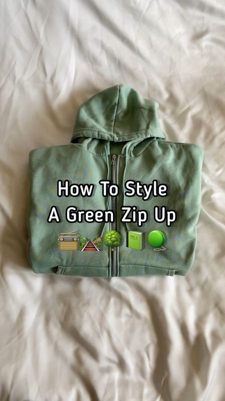 How to style a green zip up🥗 #hoodie #styling #tips #outfit #ootd #fashion

#LTKstyletip #LTKfit #LTKeurope