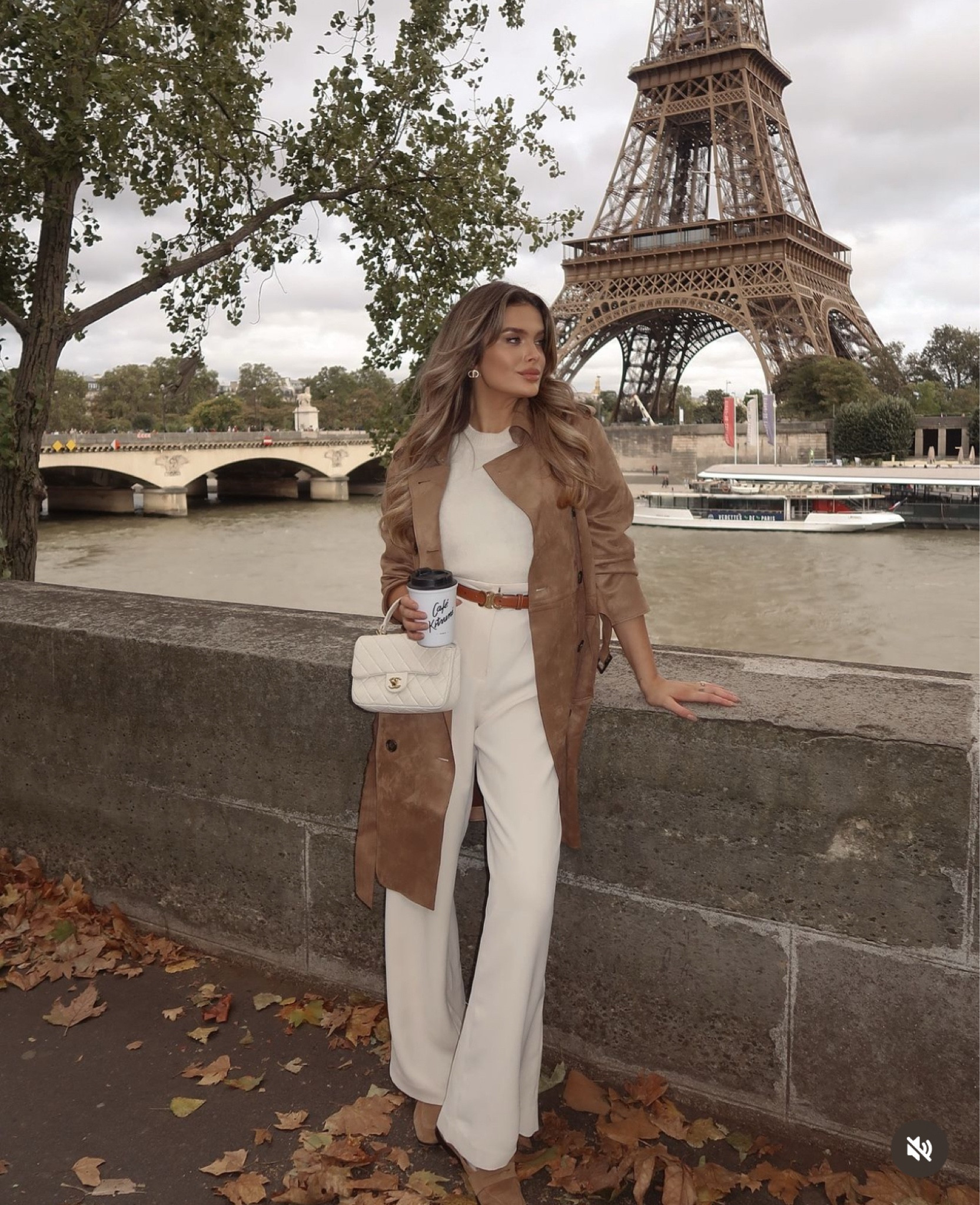 Autumn look suede trench white trouser tan belt loafers 

#LTKeurope #LTKautumn #LTKworkwear