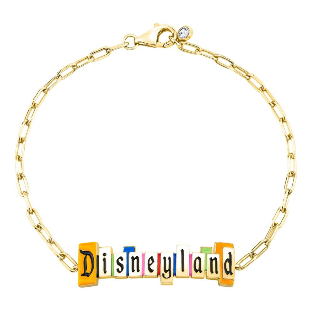 Disneyland Marquee Bracelet by CRISLU – Gold | Disney Store