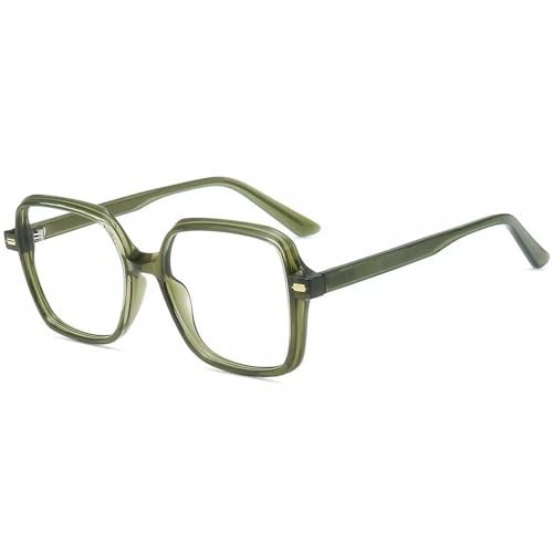 Firmoo Oversized Square Blue Light Blocking Glasses, Green Computer Gaming/TV/Phones Glasses for Women/Men | Amazon (US)