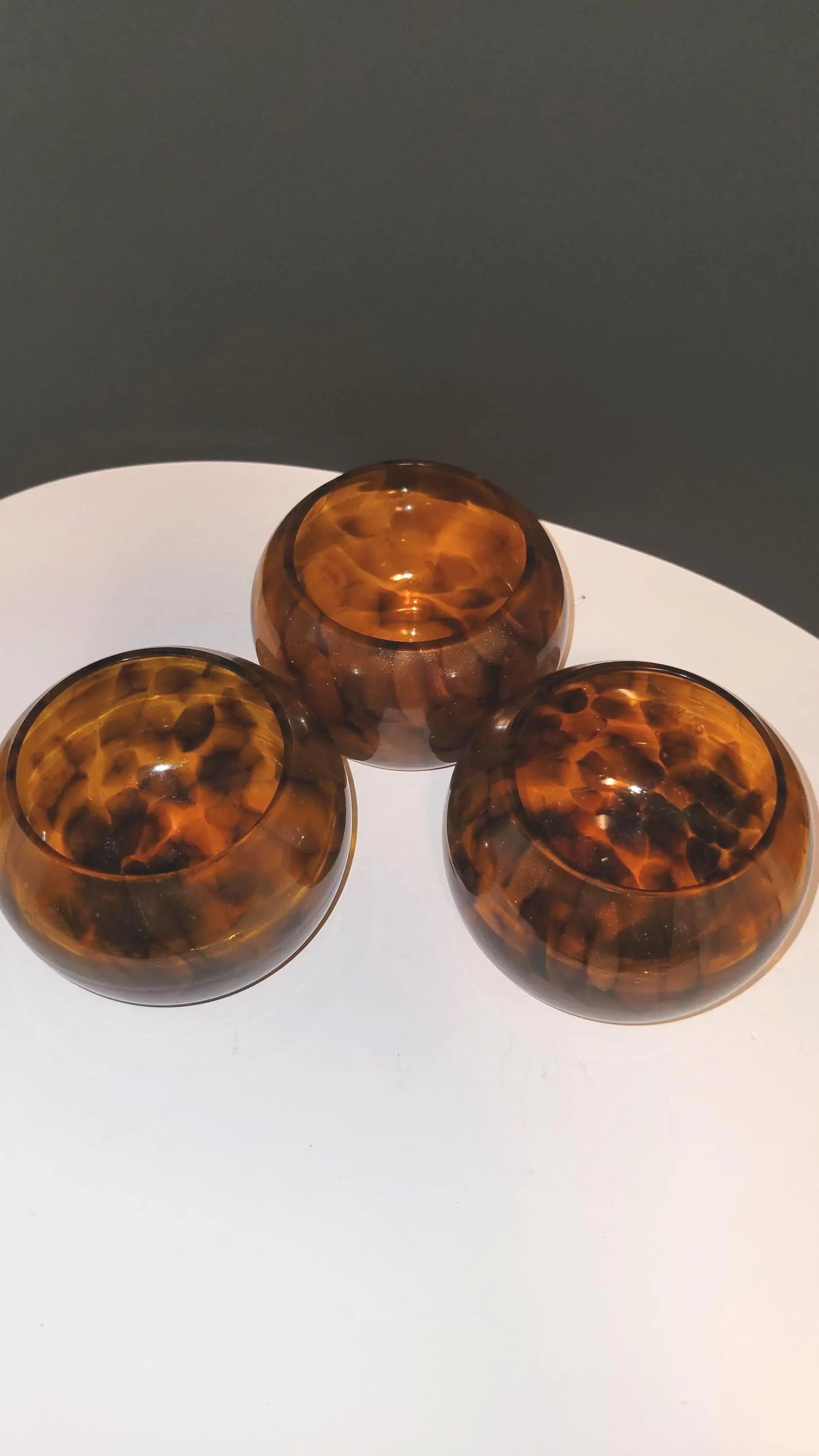Tortoise Tea-Light Holders-SET | Etsy (Global)