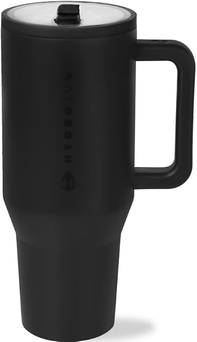 HydroJug Traveler - 32 oz Water Bottle with Handle & Flip Straw - Fits in Cup Holder, Leak Resist... | Amazon (US)