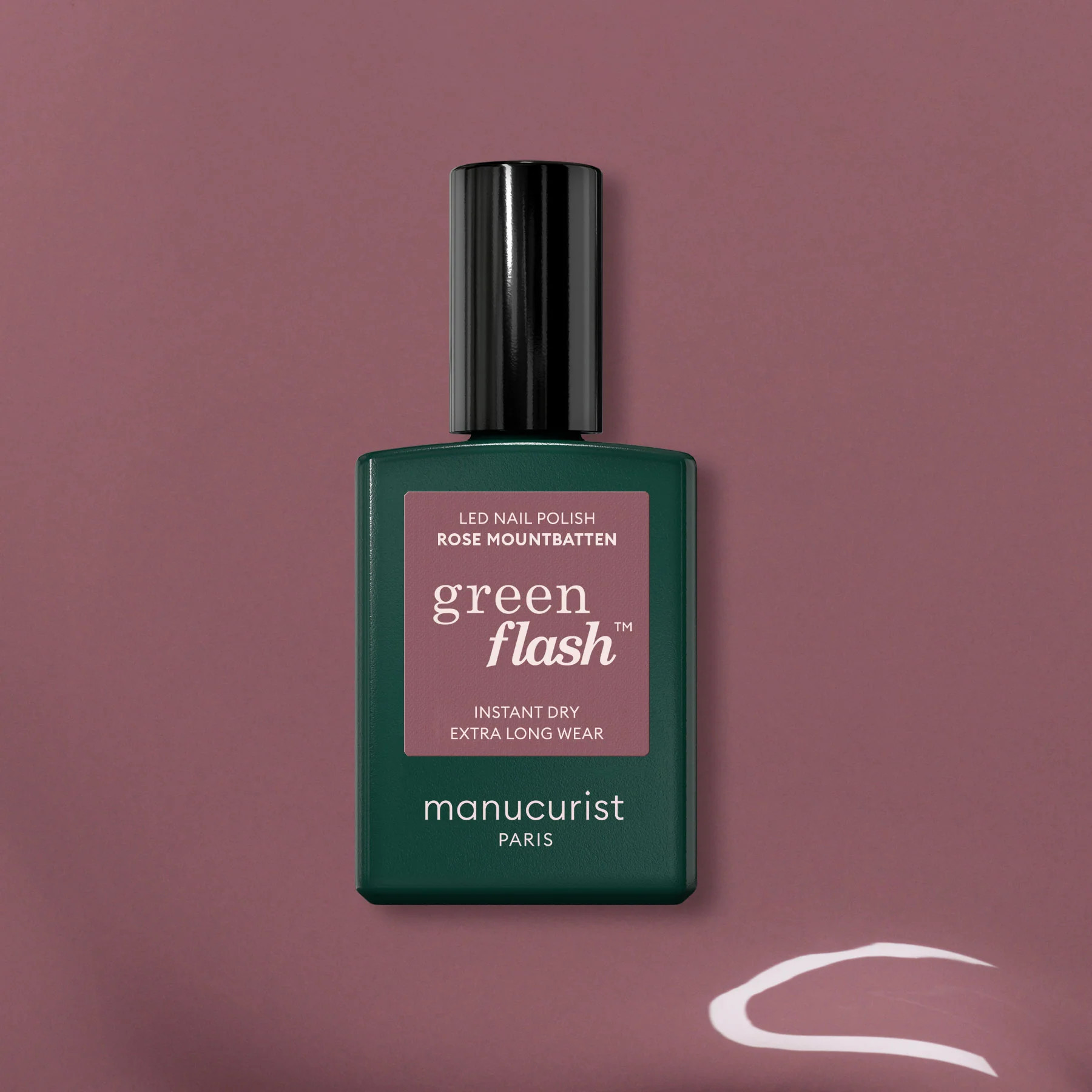 Pink nail LED polish Rose Mountbatten - Green Flash | Manucurist | Manucurist Global