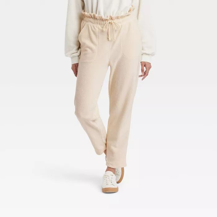 Women's Textured Fleece Jogger Pants - Universal Thread™ | Target