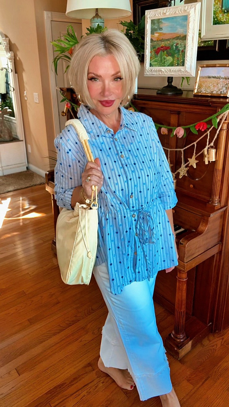 STOP scrolling… this blouse is that good 💙

This Bloomchic top is light, flowy, and gives you shape without clinging to a single thing (praise be 🙌). Use code MRSCLARK at checkout..

And this Walmart bag??
 Soft, slouchy, and looks like you paid way more than you did.

This whole look is proof you don’t need a luxury price tag to look put together and feel confident walking out the door.

Linked it all on my LTK ✨

#LTKSaleAlert #LTKSeasonal #LTKPlusSize