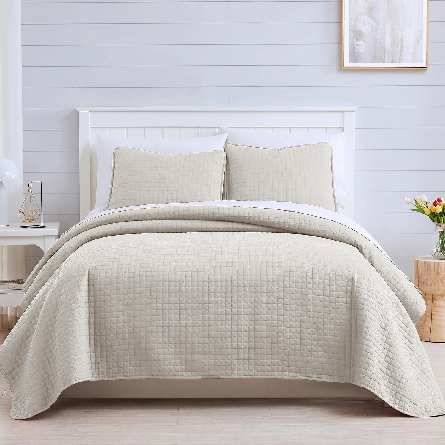 SouthShore Fine Linens Vilano Springs ® Oversized, Light-Weight Hotel Quality Quilt Set with Mat... | Wayfair North America