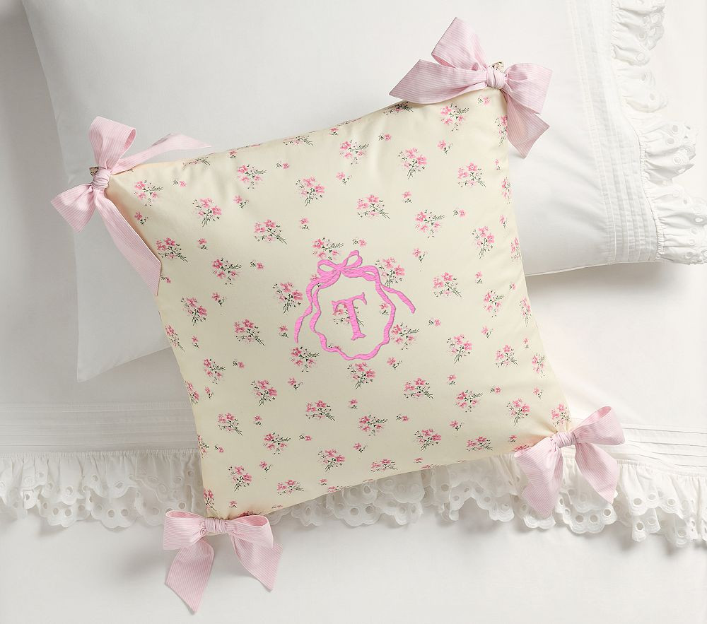 LoveShackFancy Bow Pillow | Pottery Barn Kids