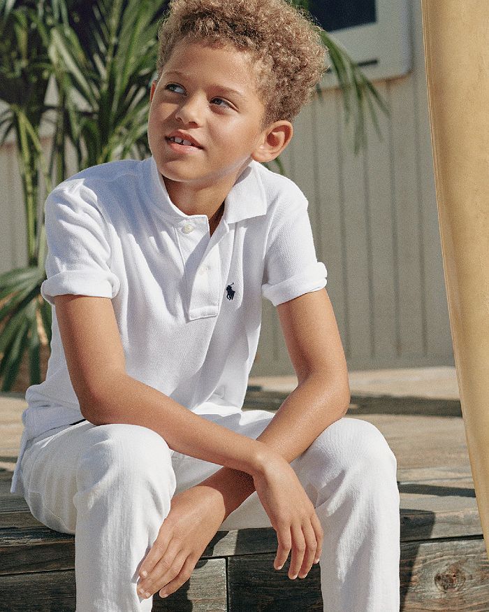 Boys' Cotton Mesh Polo Shirt - Little Kid, Big Kid | Bloomingdale's (US)