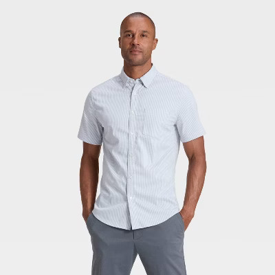 Men's Comfort Wear Short Sleeve Shirt - Goodfellow & Co™ | Target