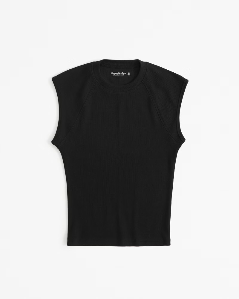 Women's Essential Tuckable Shell Rib Tee | Women's New Arrivals | Abercrombie.com | Abercrombie &amp; Fitch (US)