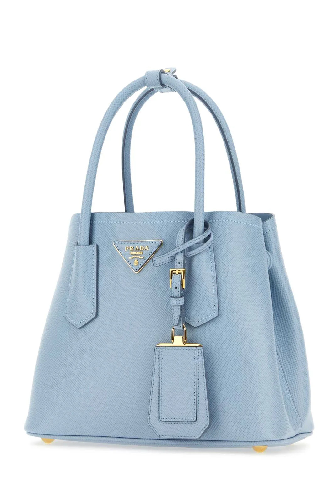 Prada Logo Detailed Top Handle Tote Bag | Cettire Global