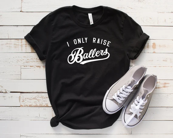 Baseball I Only Raise Ballers Unisex Shirt Baseball Mom | Etsy | Etsy (US)