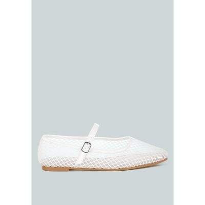 London Rag Womens Averona Mesh Mary Jane Flats 9 | Target