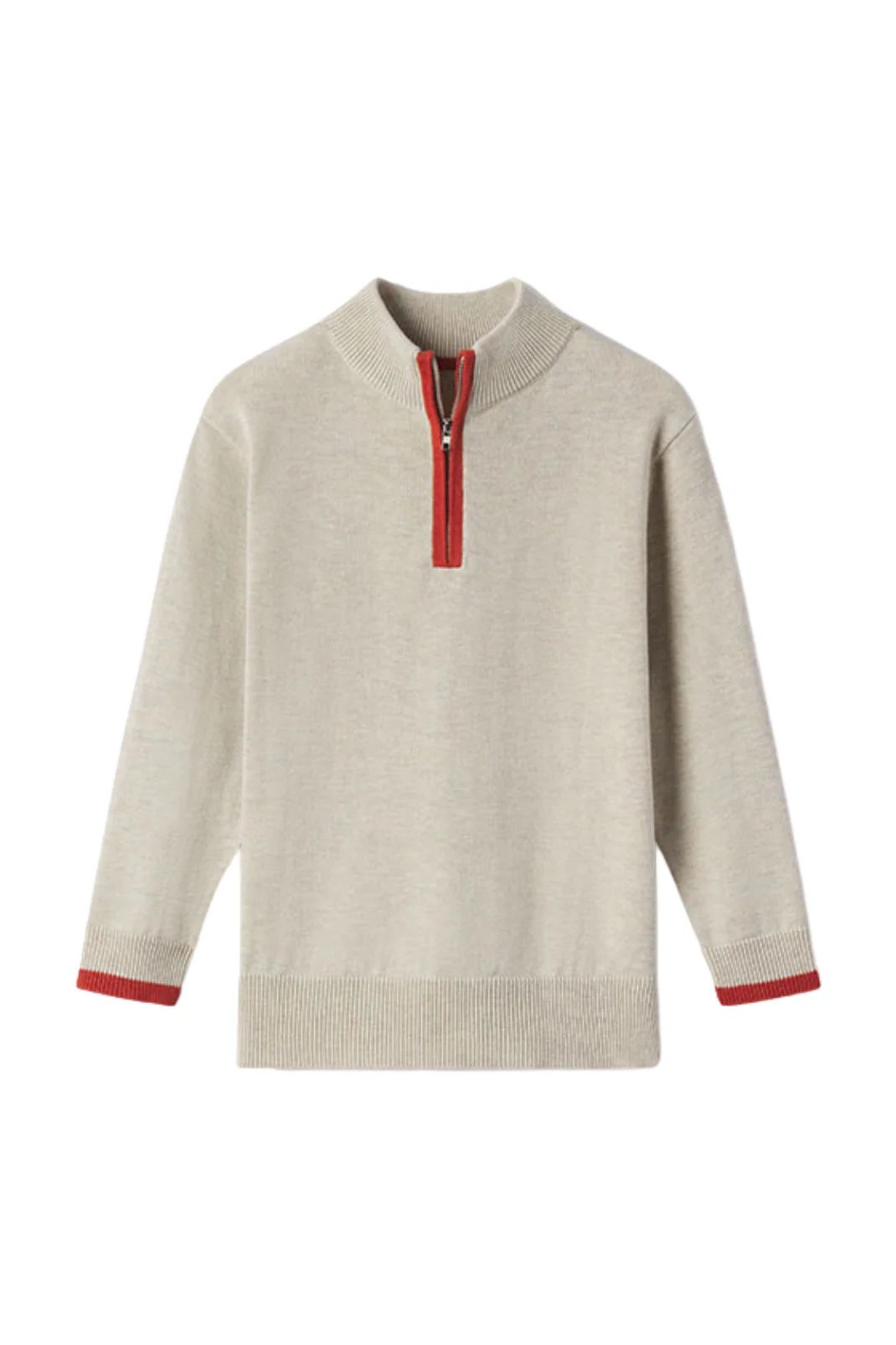Griffin Sweater in Oatmeal and Chutney | Baybala