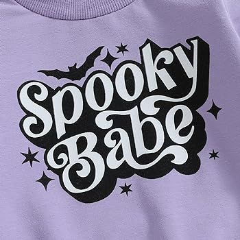 Toddler Baby Boys Girls Halloween Sweatshirt Pumpkin Crewneck Sweater Shirt Kids Fall Halloween M... | Amazon (US)
