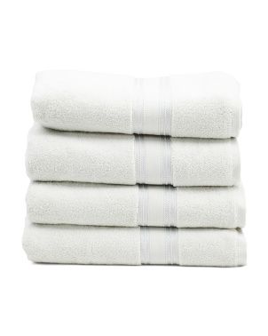 4pk Zero Twist Bath Towels | TJ Maxx