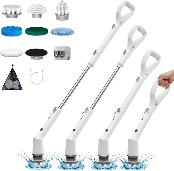 Sorpci Electric Spin Scrubber, 2026 New Cordless Cleaning Brush, Shower Cleaning Brush with 7 Rep... | Amazon (US)