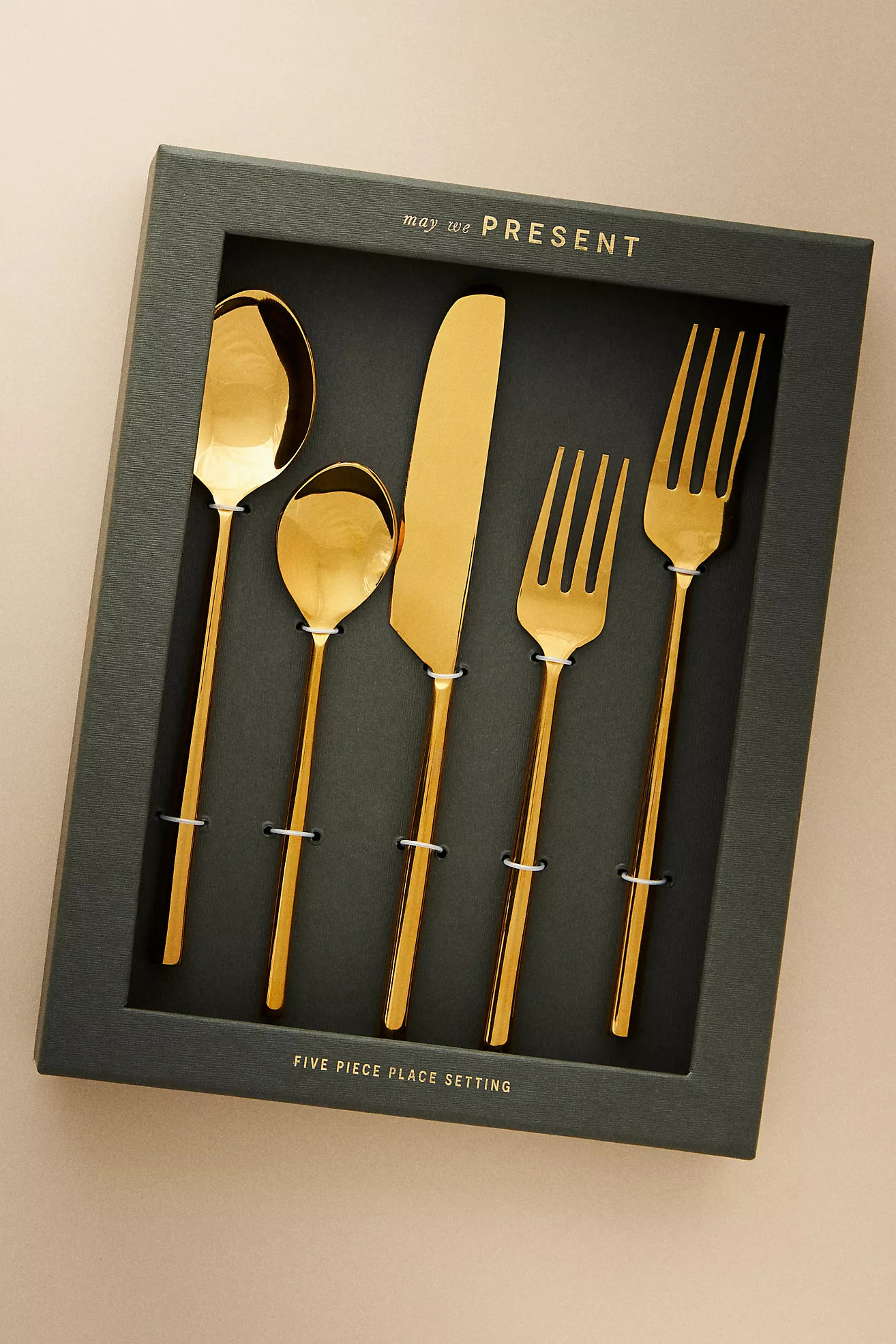 The Samson Stainless Steel Flatware Set | Anthropologie (US)