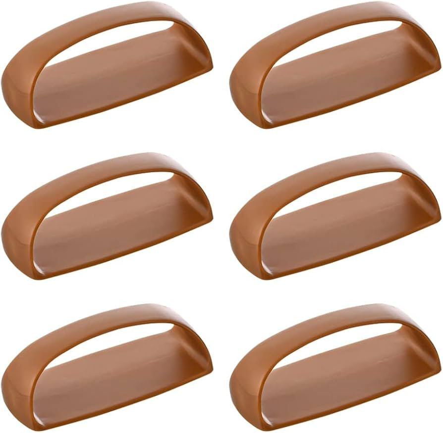 CcHhyyt 6 Pack Self-Stick Instant Cabinet Handle Pulls Drawer Pull Helper with Adhesive Sliding Door | Amazon (US)