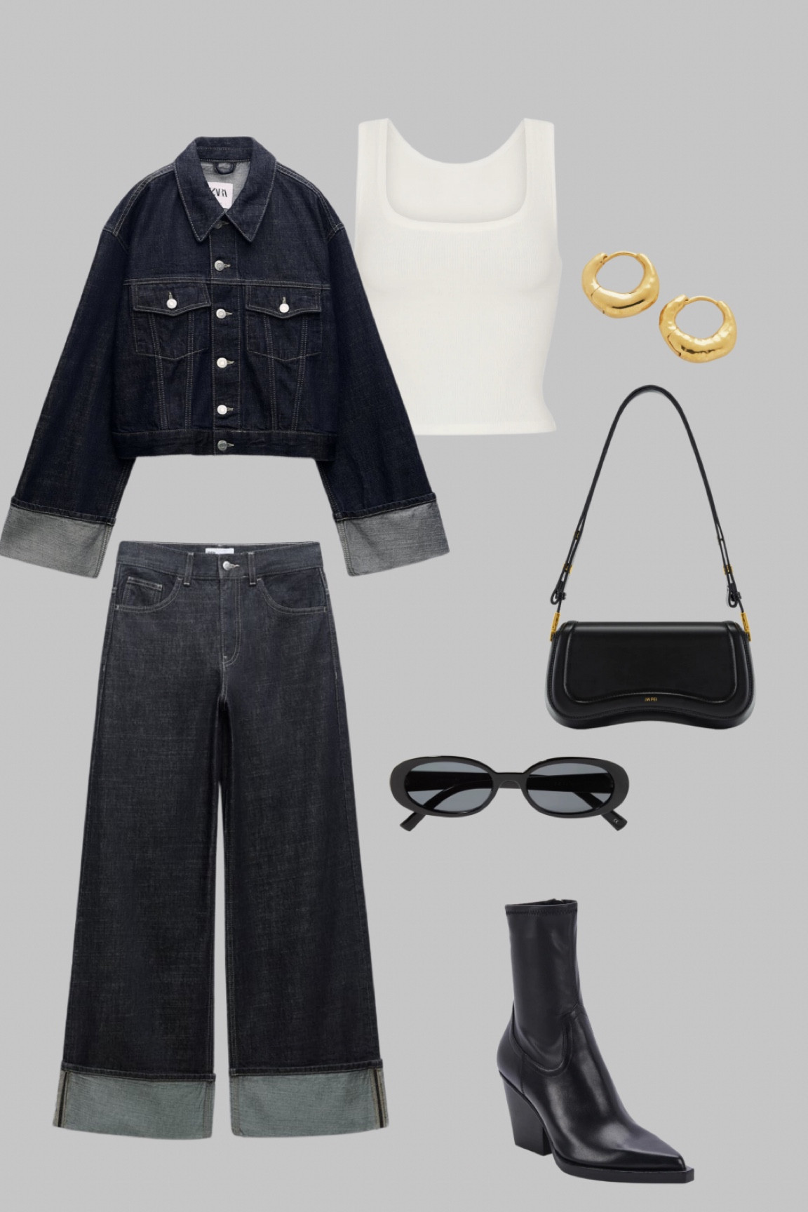 OBSESSED w this set from ZARA. 
similar options 🔗 below 
jacket: 9632/255
jeans: 6045/205

#LTKshoecrush #LTKU #LTKover40