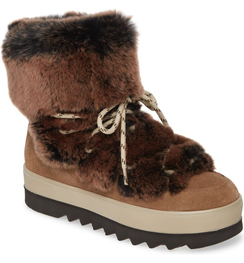 Vivian Limited Edition Genuine Rabbit Fur Boot | Nordstrom