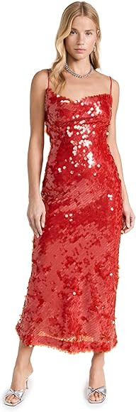 Bardot Women's Karina Sequin Midi Dress | Amazon (US)