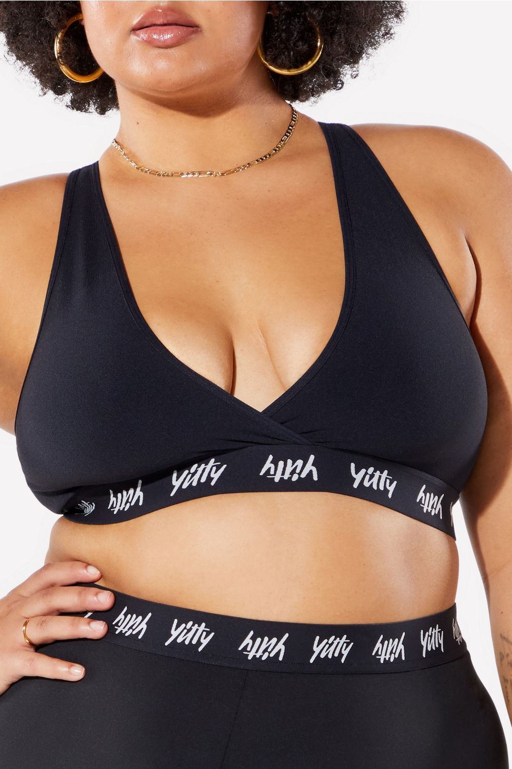 Major Label Smoothing Cross-Front Bralette | Fabletics - North America
