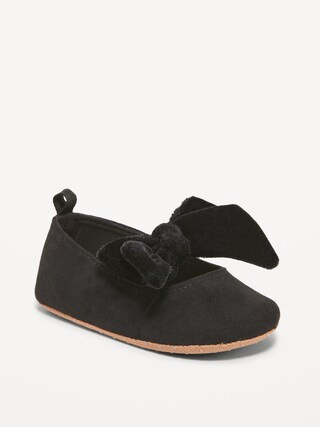 Faux-Suede Bow-Tie Ballet Flat Shoes for Baby | Old Navy (US)