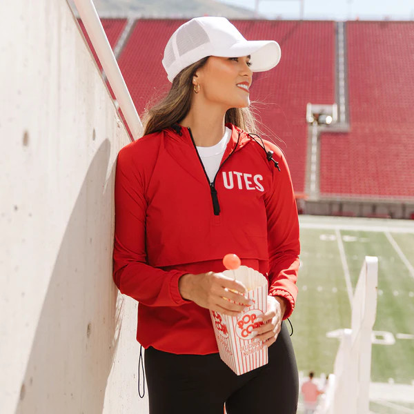 Utah Anorak, Crimson | Albion Fit